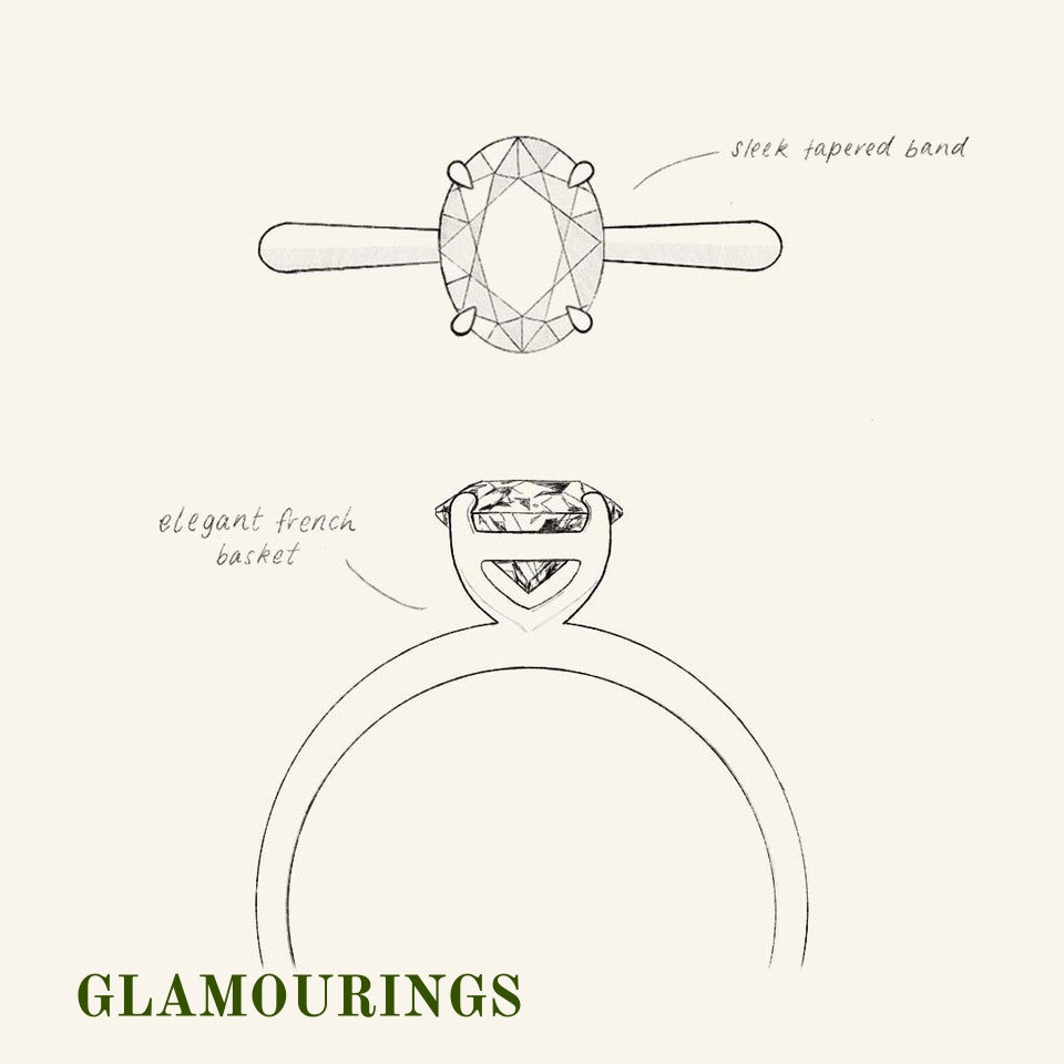 1.2ct Pear Blue Sapphire Engagement Ring