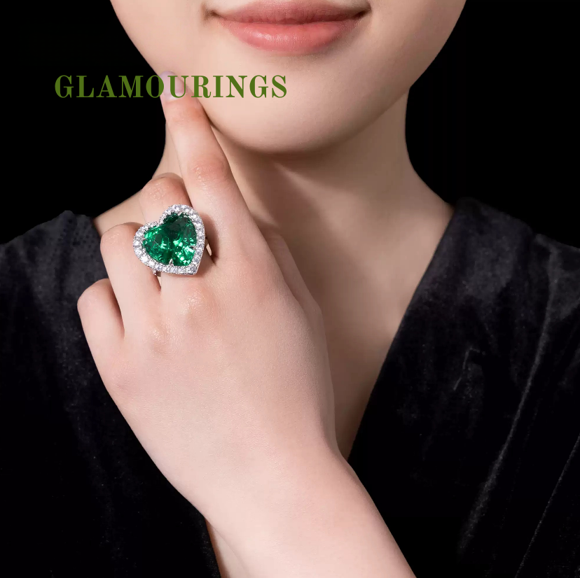 GLAMOURINGS “Emerald Amour”