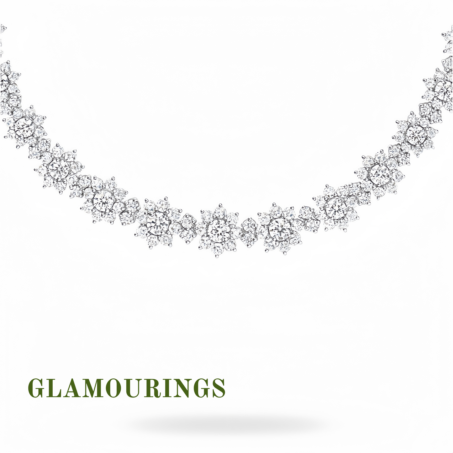Sunflower Diamond Necklace