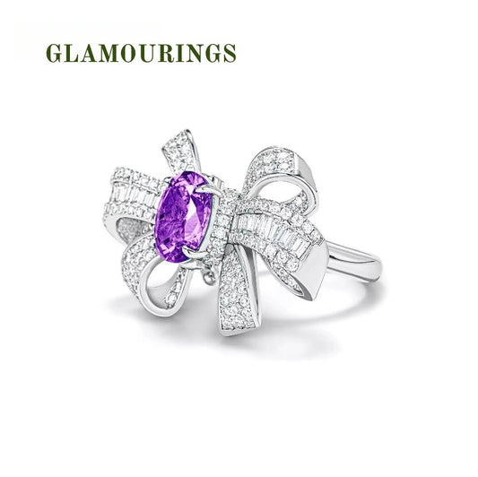 GLAMOURINGS “Violet Ribbon”