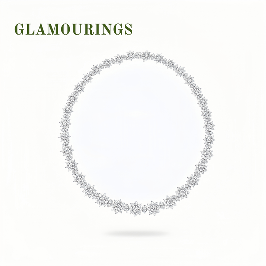 Sunflower Diamond Necklace