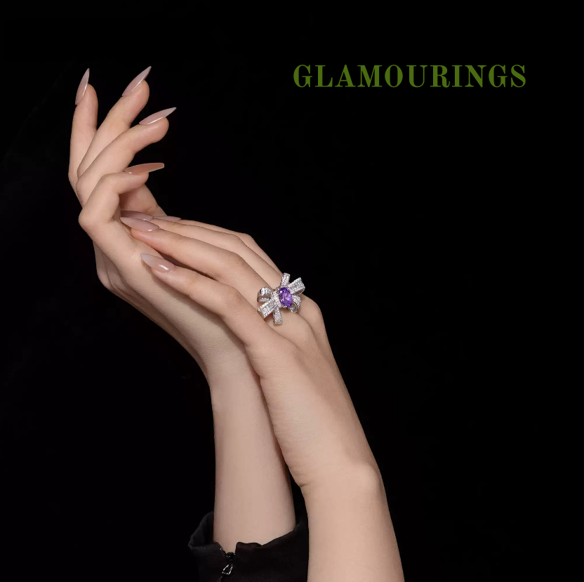 GLAMOURINGS “Violet Ribbon”