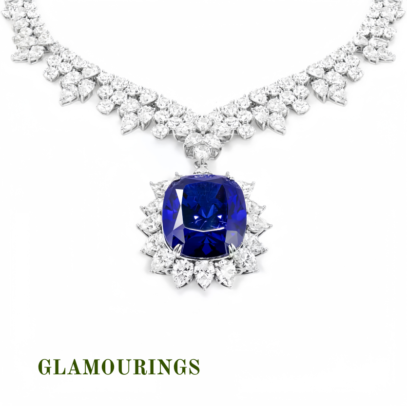 Regal Sapphire High Jewelry Necklace