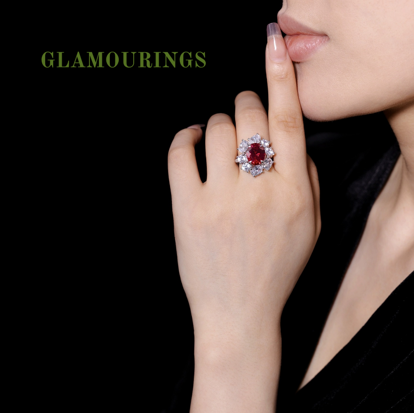 GLAMOURINGS “Crimson Bloom”