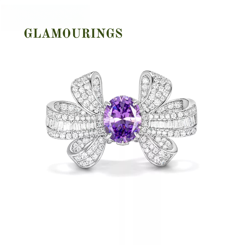 GLAMOURINGS “Violet Ribbon”