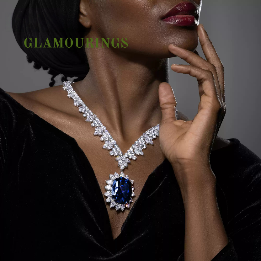 Regal Sapphire High Jewelry Necklace