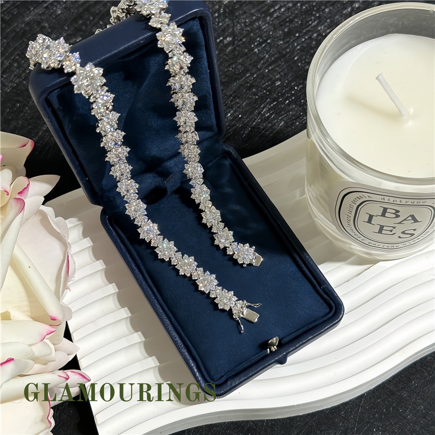 Sunflower Diamond Necklace